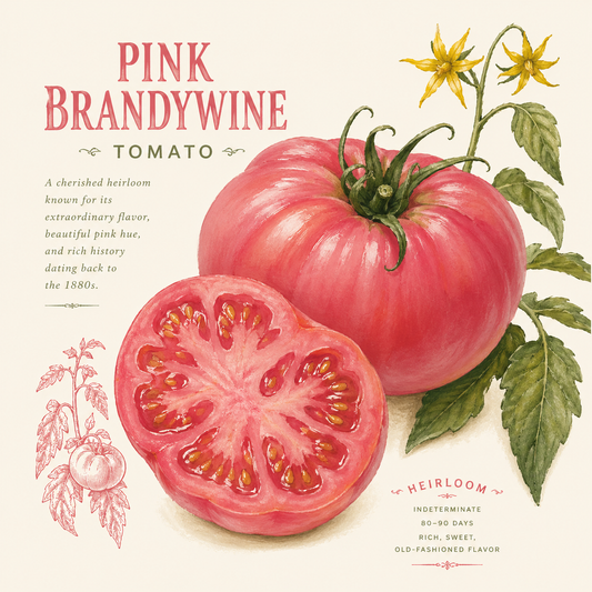 Pink brandywine tomato seeds